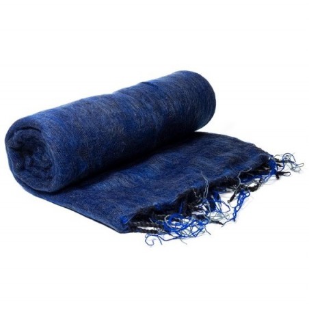 Meditatiedeken donkerblauw