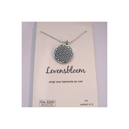 Levensbloem ketting