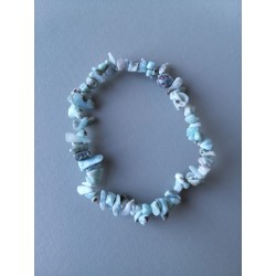 Splitarmband met larimar