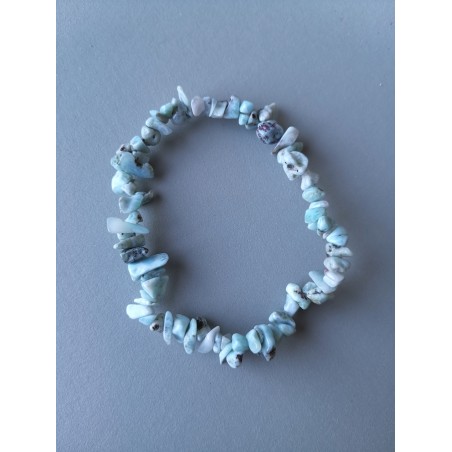 Splitarmband met larimar