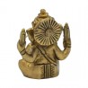 9040 Ganesha messing minibeeldje -- 120 g, 5 cm