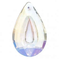 16534/1 Regenboogkristal Bindi parelmoer AAA kwaliteit -- 3.2x5 cm