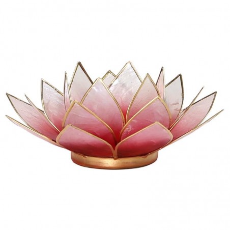 Lotus sfeerlicht rood/wit