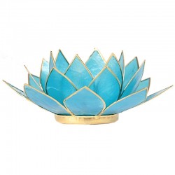 Lotus sfeerlicht blauw (5e chakra