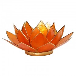 Lotus sfeerlicht oranje (2e chakra)