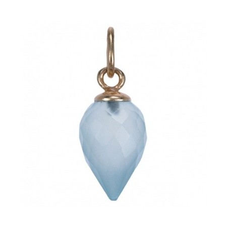 Aqua Chalcedoon Pendelvormig Facetgeslepen GP (A19)