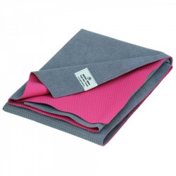 Yoga towel Yatra roze/grijs (895H)