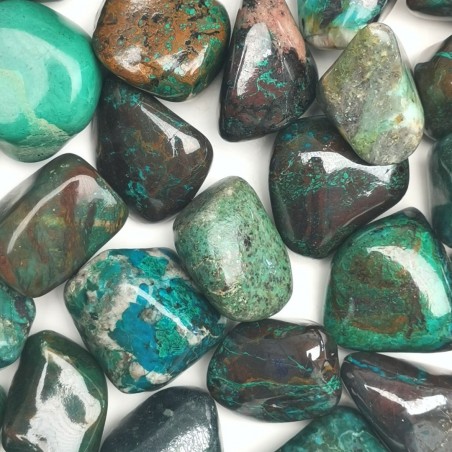 Chrysocolla - trommelsteen