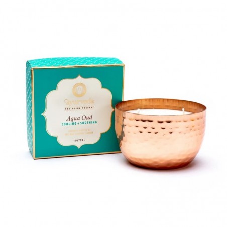 Geurkaars Pitta - Aqua en Oudh (64602)