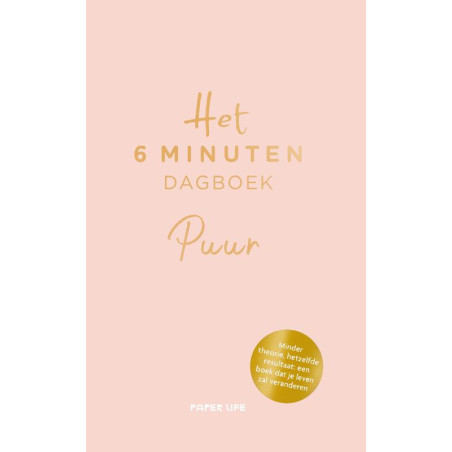 6 minuten dagboek puur licht roze editie