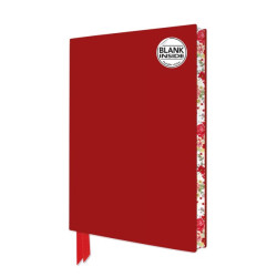 Blank red Notebook A5