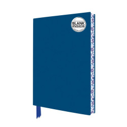 Blank Mid Blue Notebook A5