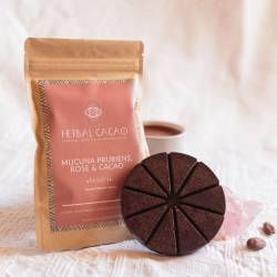 Herbal Cacao- Mucuna Pruriens, Rose & Cacao - Pasión